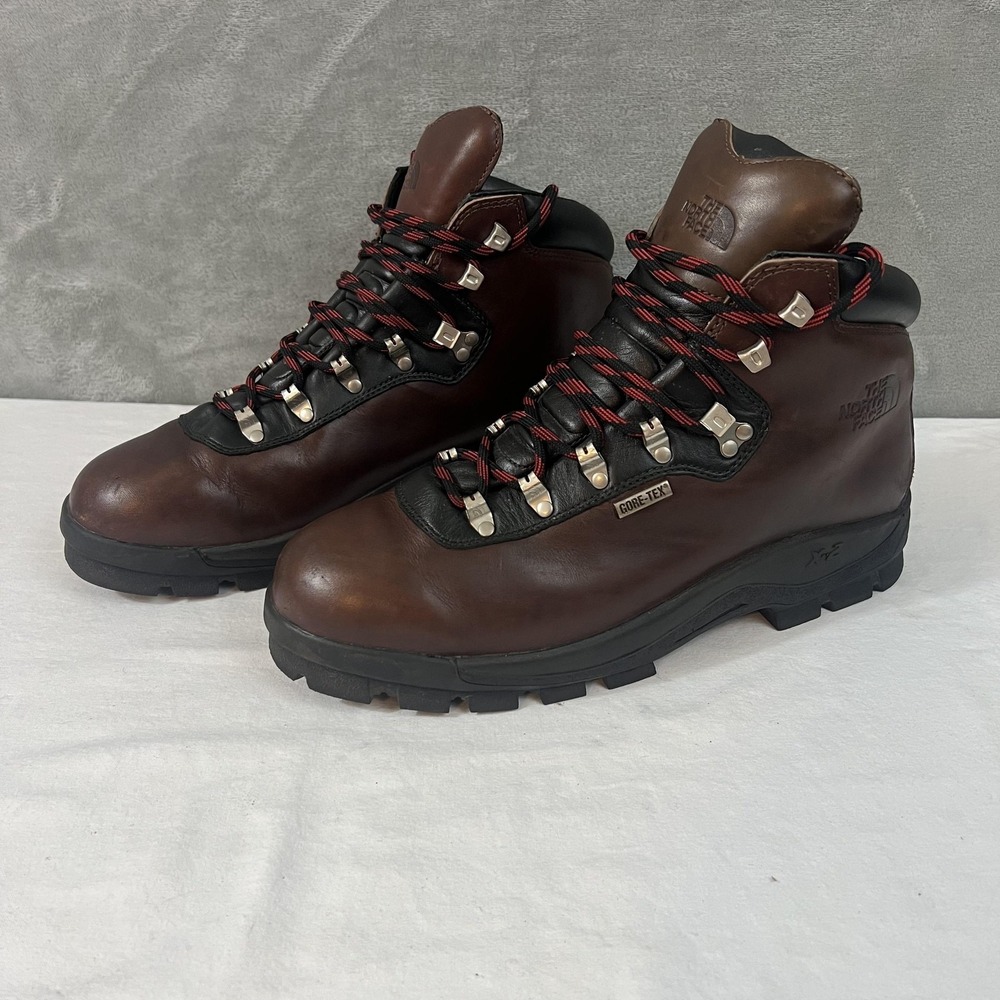 The North Face Boots Mens Size 12.5 Brown Leather Gore-Tex Snow Hiking Trail